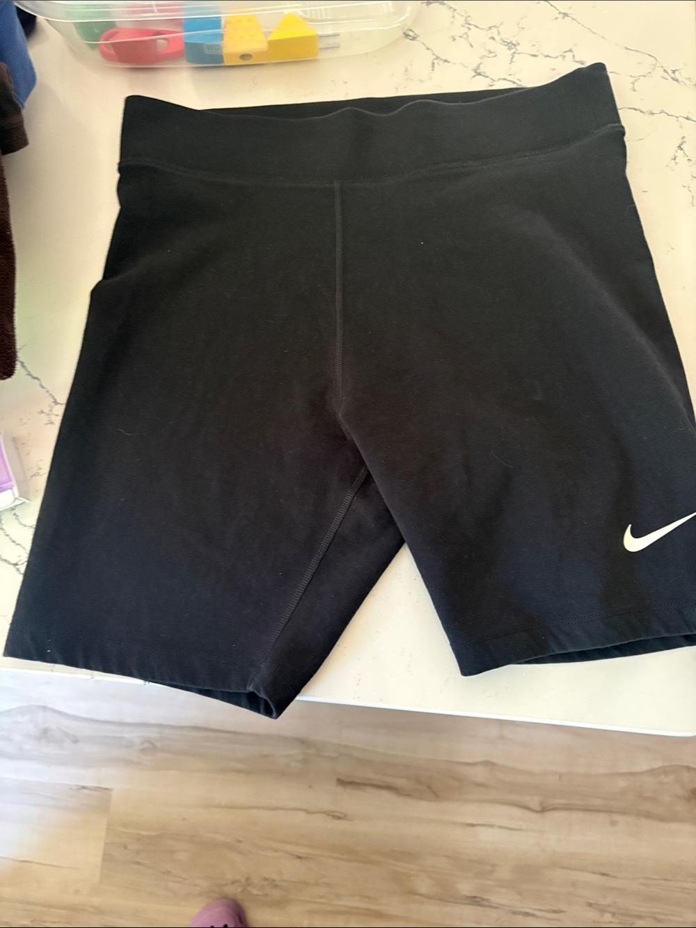 Nike Black High-Rise Bike Shorts 8 inch